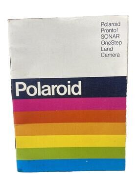 Ephemera Polaroid instruction Booklet Vintage As Is